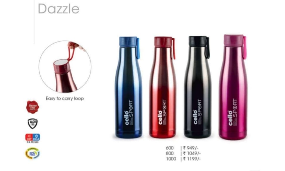 cello dazzle bottle